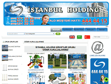 Tablet Screenshot of istanbulholding.com